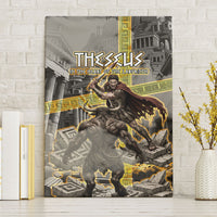 Theseus In The Heart Of The Labyrinth Canvas Wall Art Ancient Greek Mythology Minotaur Warrior Battle Art