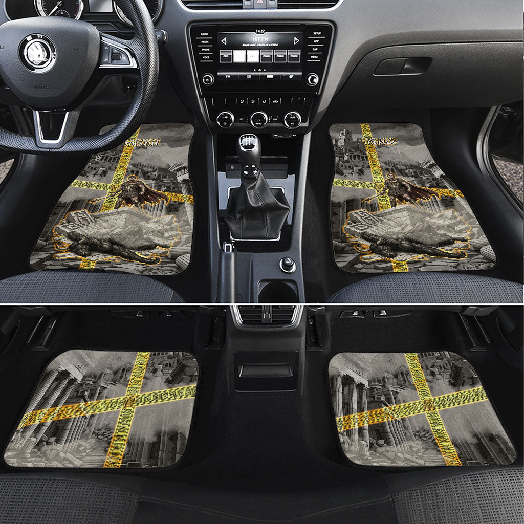 Theseus In The Heart Of The Labyrinth Car Mats Ancient Greek Mythology Minotaur Warrior Battle Art