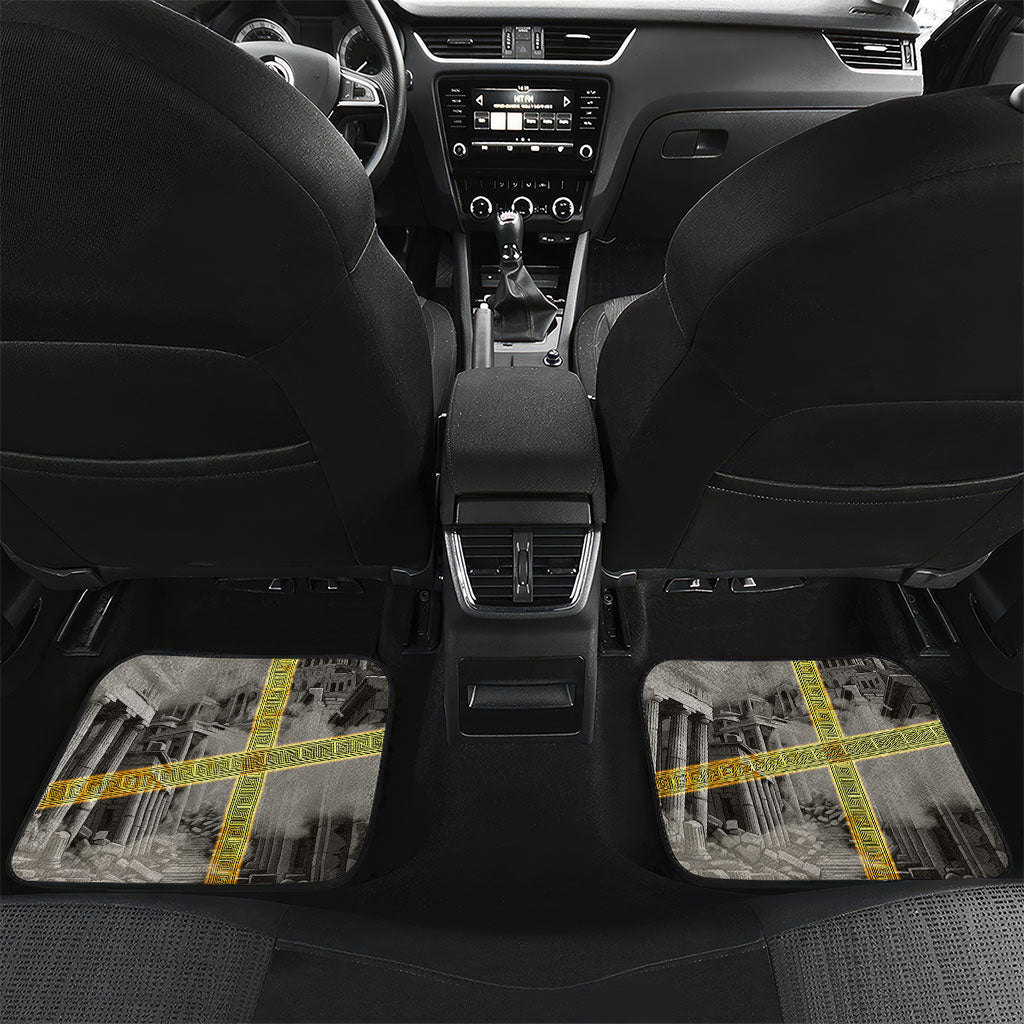 Theseus In The Heart Of The Labyrinth Car Mats Ancient Greek Mythology Minotaur Warrior Battle Art