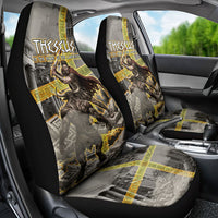 Theseus In The Heart Of The Labyrinth Car Seat Cover Ancient Greek Mythology Minotaur Warrior Battle Art