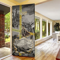 Theseus In The Heart Of The Labyrinth Door Cover Ancient Greek Mythology Minotaur Warrior Battle Art