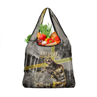 Theseus In The Heart Of The Labyrinth Grocery Bag Ancient Greek Mythology Minotaur Warrior Battle Art
