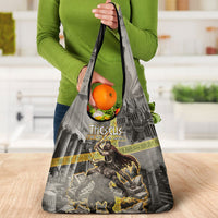 Theseus In The Heart Of The Labyrinth Grocery Bag Ancient Greek Mythology Minotaur Warrior Battle Art