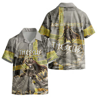Theseus In The Heart Of The Labyrinth Kid Hawaiian Shirt Ancient Greek Mythology Minotaur Warrior Battle Art