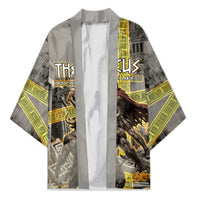 Theseus In The Heart Of The Labyrinth Kimono Ancient Greek Mythology Minotaur Warrior Battle Art