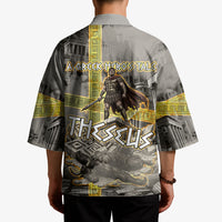 Theseus In The Heart Of The Labyrinth Kimono Ancient Greek Mythology Minotaur Warrior Battle Art