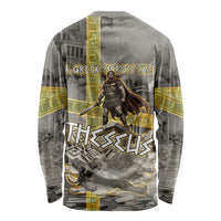 Theseus In The Heart Of The Labyrinth Long Sleeve Shirt Ancient Greek Mythology Minotaur Warrior Battle Art