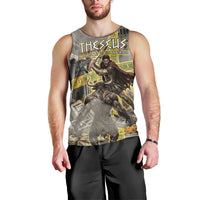 Theseus In The Heart Of The Labyrinth Men Tank Top Ancient Greek Mythology Minotaur Warrior Battle Art