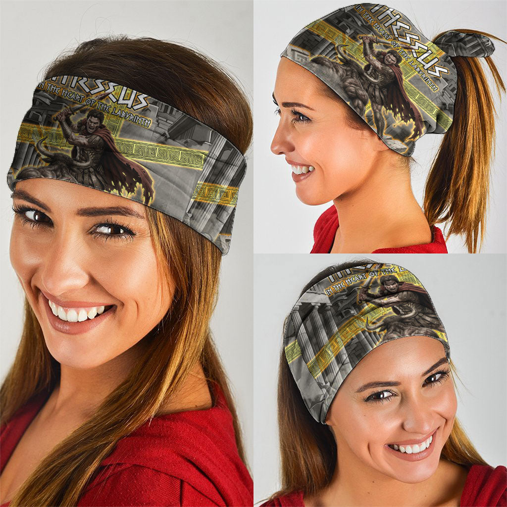 Theseus In The Heart Of The Labyrinth Neck Gaiter Ancient Greek Mythology Minotaur Warrior Battle Art