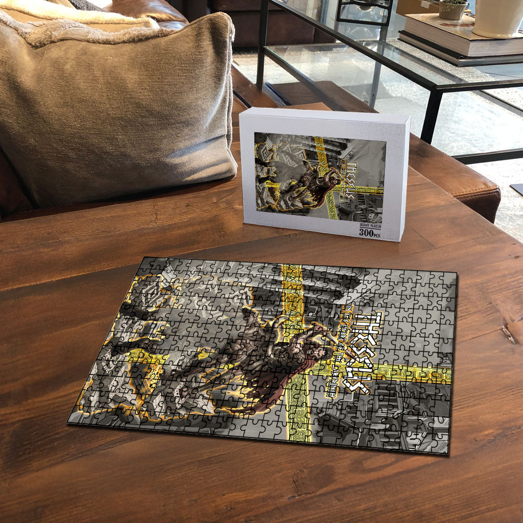 Theseus In The Heart Of The Labyrinth Puzzle Ancient Greek Mythology Minotaur Warrior Battle Art