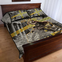 Theseus In The Heart Of The Labyrinth Quilt Bed Set Ancient Greek Mythology Minotaur Warrior Battle Art