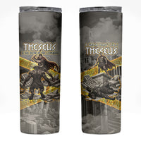 Theseus In The Heart Of The Labyrinth Skinny Tumbler Ancient Greek Mythology Minotaur Warrior Battle Art