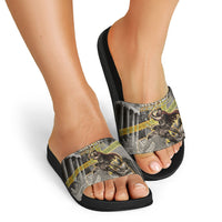 Theseus In The Heart Of The Labyrinth Slide Sandals Ancient Greek Mythology Minotaur Warrior Battle Art