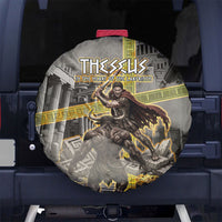 Theseus In The Heart Of The Labyrinth Spare Tire Cover Ancient Greek Mythology Minotaur Warrior Battle Art