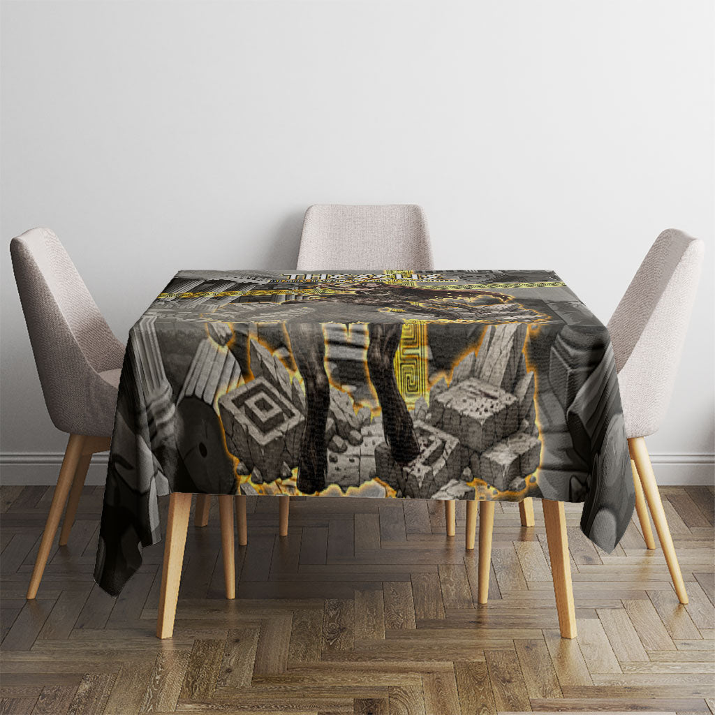Theseus In The Heart Of The Labyrinth Tablecloth Ancient Greek Mythology Minotaur Warrior Battle Art