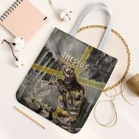Theseus In The Heart Of The Labyrinth Tote Bag Ancient Greek Mythology Minotaur Warrior Battle Art