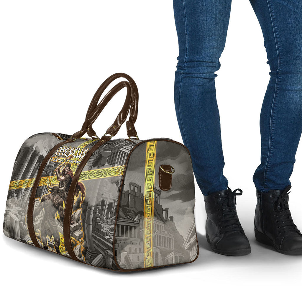 Theseus In The Heart Of The Labyrinth Travel Bag Ancient Greek Mythology Minotaur Warrior Battle Art