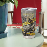 Theseus In The Heart Of The Labyrinth Tumbler Cup Ancient Greek Mythology Minotaur Warrior Battle Art