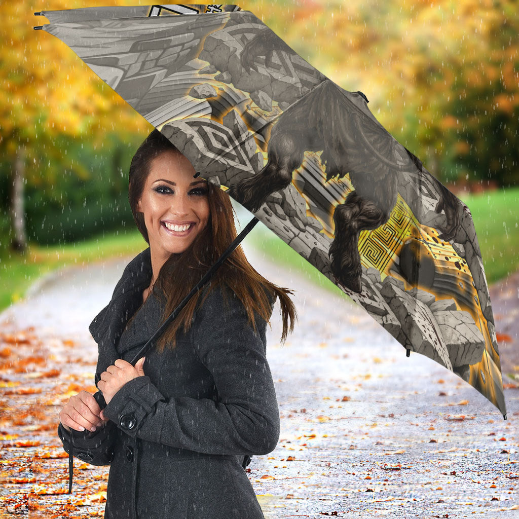 Theseus In The Heart Of The Labyrinth Umbrella Ancient Greek Mythology Minotaur Warrior Battle Art
