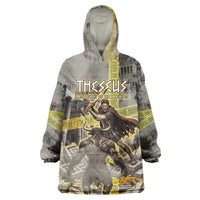 Theseus In The Heart Of The Labyrinth Wearable Blanket Hoodie Ancient Greek Mythology Minotaur Warrior Battle Art