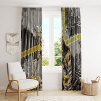 Theseus In The Heart Of The Labyrinth Window Curtain Ancient Greek Mythology Minotaur Warrior Battle Art