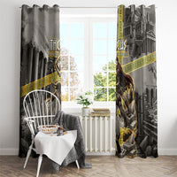Theseus In The Heart Of The Labyrinth Window Curtain Ancient Greek Mythology Minotaur Warrior Battle Art