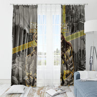 Theseus In The Heart Of The Labyrinth Window Curtain Ancient Greek Mythology Minotaur Warrior Battle Art