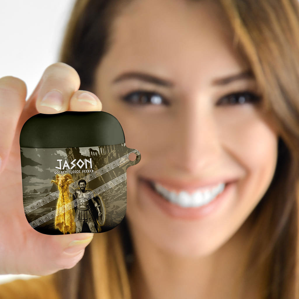 Jason Golden Fleece Seeker AirPods Case Ancient Greek Mythology Heroic Warrior Dragon Battle