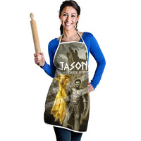 Jason Golden Fleece Seeker Apron Ancient Greek Mythology Heroic Warrior Dragon Battle