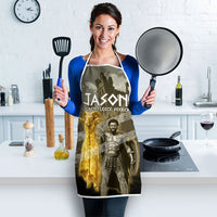 Jason Golden Fleece Seeker Apron Ancient Greek Mythology Heroic Warrior Dragon Battle
