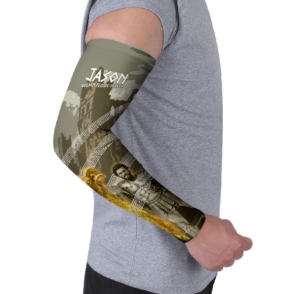 Jason Golden Fleece Seeker Arm Sleeves Ancient Greek Mythology Heroic Warrior Dragon Battle