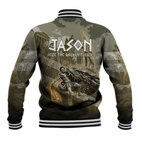 Jason Golden Fleece Seeker Baseball Jacket Ancient Greek Mythology Heroic Warrior Dragon Battle