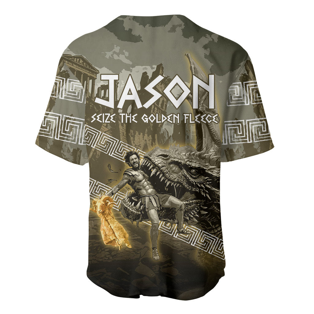Jason Golden Fleece Seeker Baseball Jersey Ancient Greek Mythology Heroic Warrior Dragon Battle