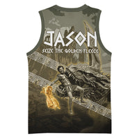Jason Golden Fleece Seeker Basketball Jersey Ancient Greek Mythology Heroic Warrior Dragon Battle