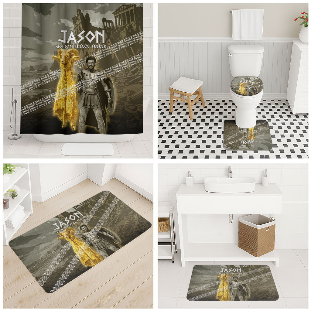 Jason Golden Fleece Seeker Bathroom Set Ancient Greek Mythology Heroic Warrior Dragon Battle
