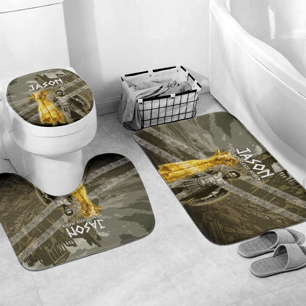 Jason Golden Fleece Seeker Bathroom Set Ancient Greek Mythology Heroic Warrior Dragon Battle