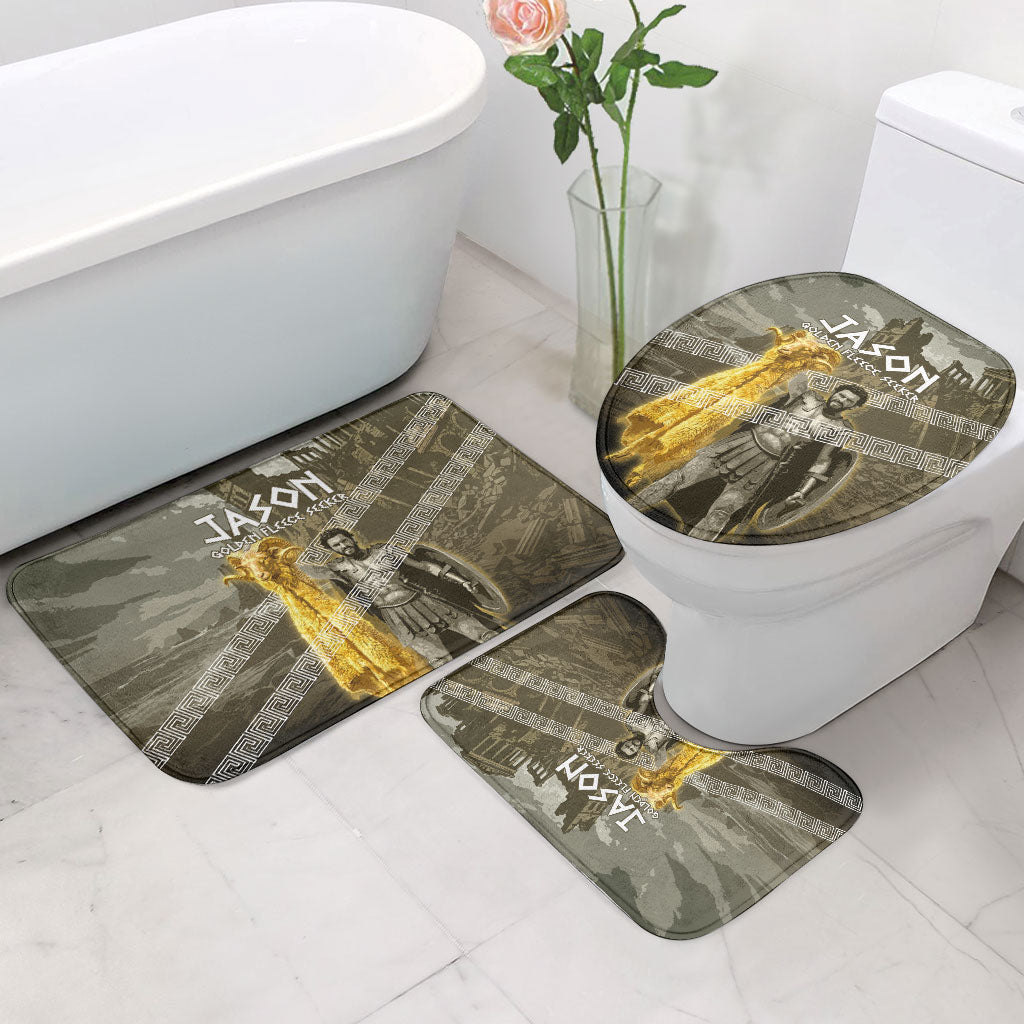 Jason Golden Fleece Seeker Bathroom Set Ancient Greek Mythology Heroic Warrior Dragon Battle
