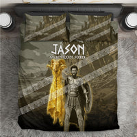 Jason Golden Fleece Seeker Bedding Set Ancient Greek Mythology Heroic Warrior Dragon Battle