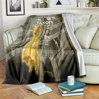 Jason Golden Fleece Seeker Blanket Ancient Greek Mythology Heroic Warrior Dragon Battle