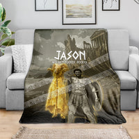 Jason Golden Fleece Seeker Blanket Ancient Greek Mythology Heroic Warrior Dragon Battle