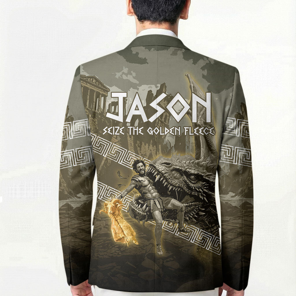 Jason Golden Fleece Seeker Blazer Ancient Greek Mythology Heroic Warrior Dragon Battle