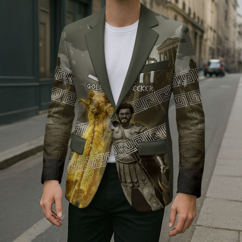 Jason Golden Fleece Seeker Blazer Ancient Greek Mythology Heroic Warrior Dragon Battle