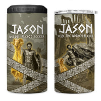 Jason Golden Fleece Seeker 4 in 1 Can Cooler Tumbler Ancient Greek Mythology Heroic Warrior Dragon Battle