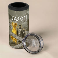 Jason Golden Fleece Seeker 4 in 1 Can Cooler Tumbler Ancient Greek Mythology Heroic Warrior Dragon Battle