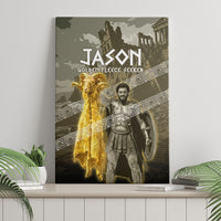 Jason Golden Fleece Seeker Canvas Wall Art Ancient Greek Mythology Heroic Warrior Dragon Battle