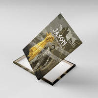 Jason Golden Fleece Seeker Canvas Wall Art Ancient Greek Mythology Heroic Warrior Dragon Battle