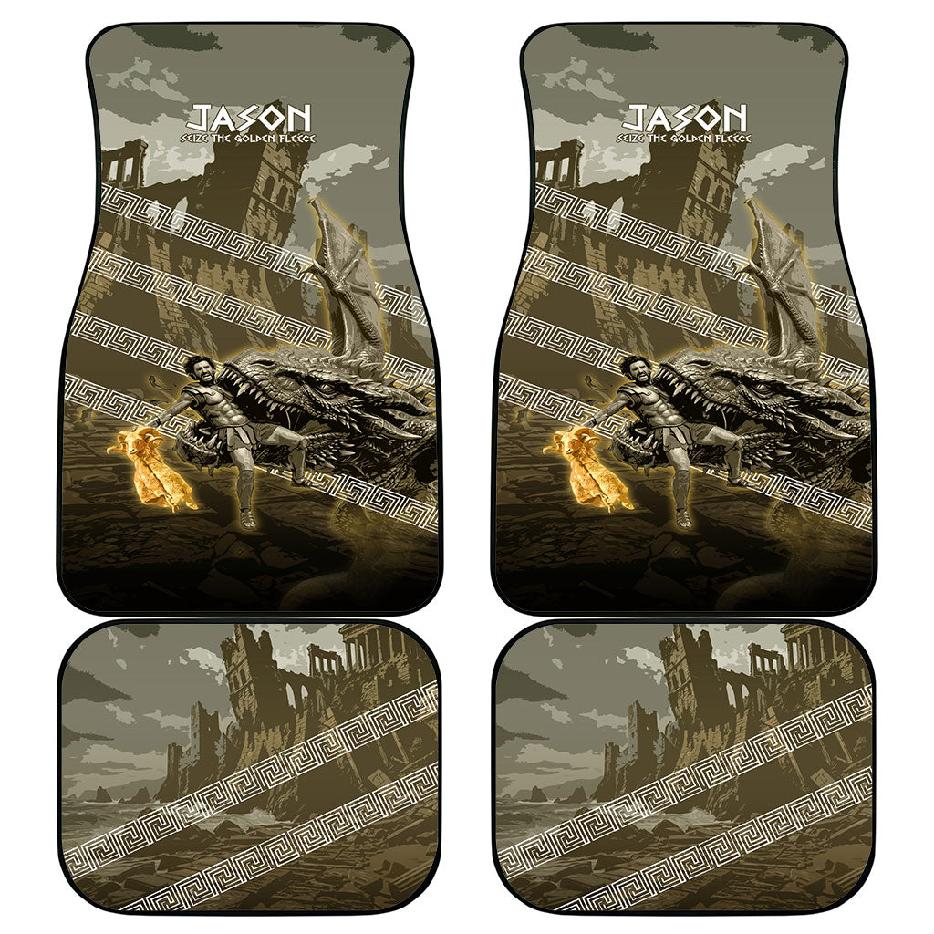 Jason Golden Fleece Seeker Car Mats Ancient Greek Mythology Heroic Warrior Dragon Battle