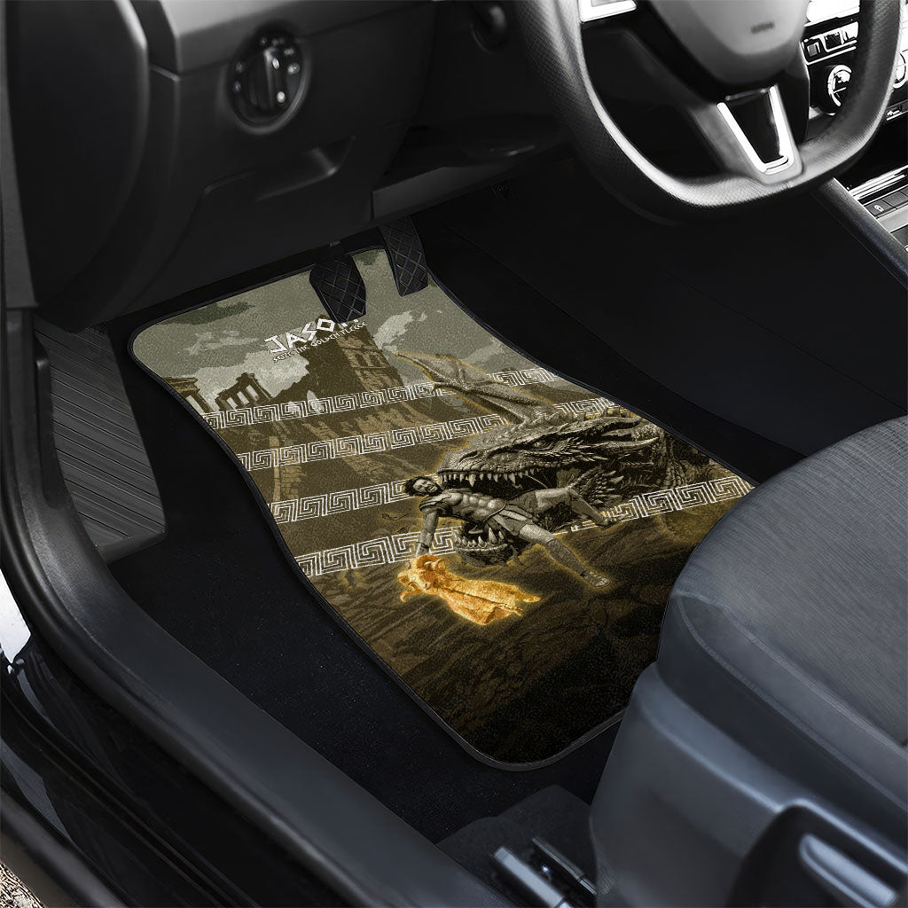 Jason Golden Fleece Seeker Car Mats Ancient Greek Mythology Heroic Warrior Dragon Battle