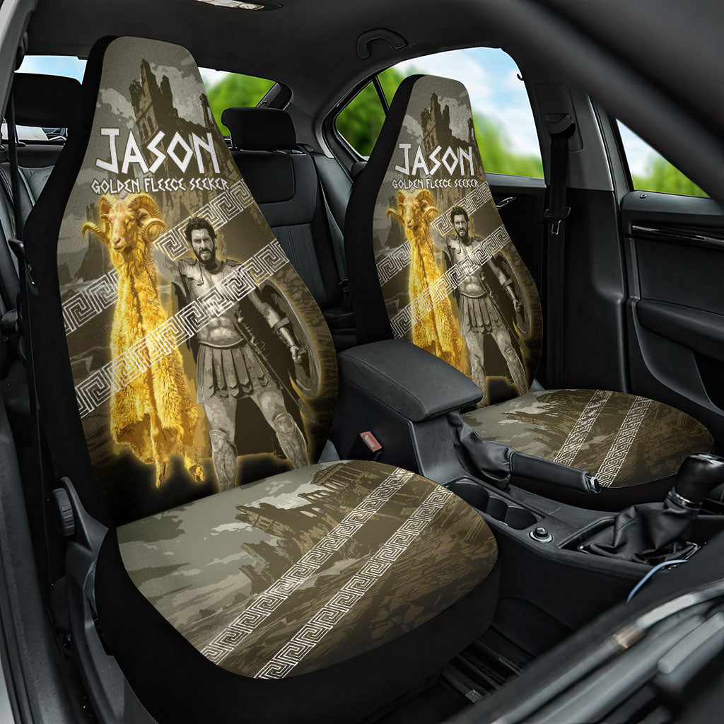 Jason Golden Fleece Seeker Car Seat Cover Ancient Greek Mythology Heroic Warrior Dragon Battle