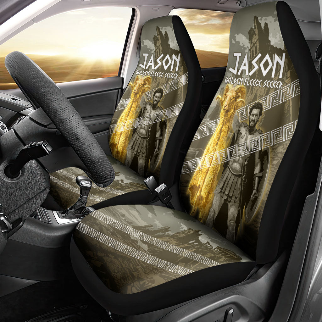 Jason Golden Fleece Seeker Car Seat Cover Ancient Greek Mythology Heroic Warrior Dragon Battle